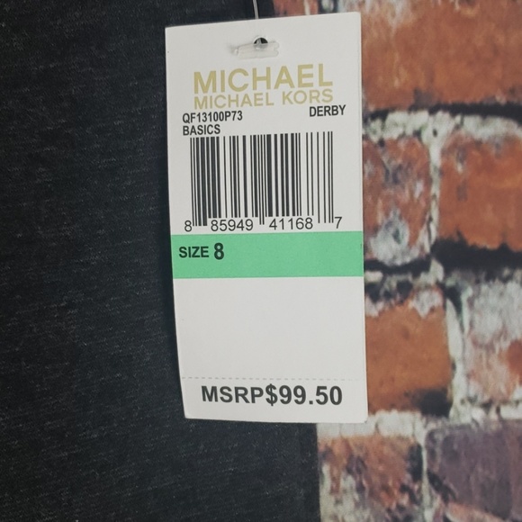 NWT Michael Kors Derby Grey Pants Size 6 or 8 - Picture 3 of 5